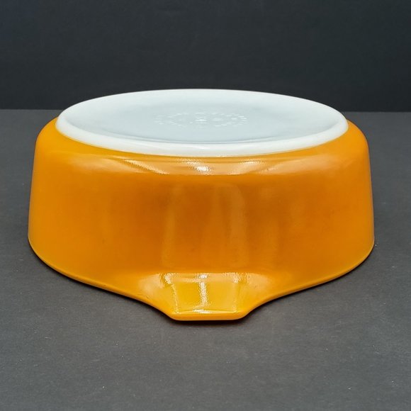 Pyrex Orange 1 Pint Casserole 471 Round Friendship 1 Pt Serving Dish - Picture 12 of 13